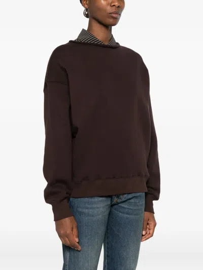 6397 Cotton-wool Sweatshirt In Brown