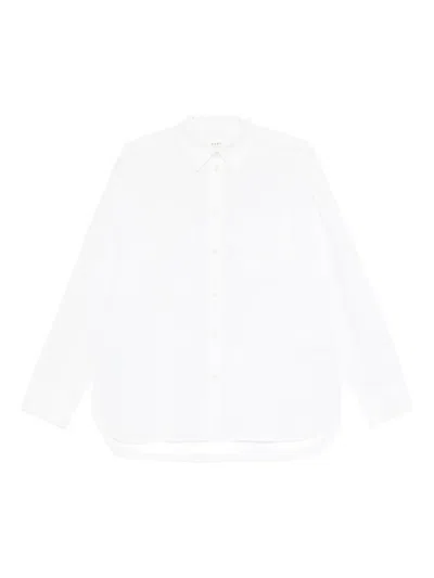 6397 Long-sleeve Button-down Shirt In White