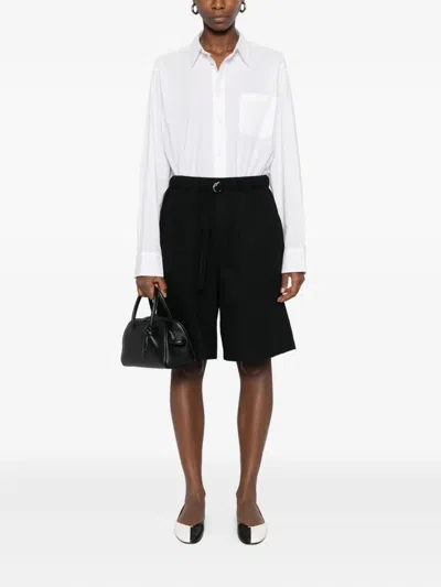 6397 Long-sleeve Button-down Shirt In White