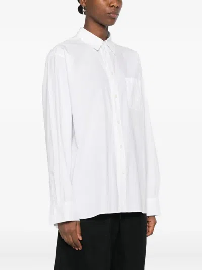 6397 Long-sleeve Button-down Shirt In White