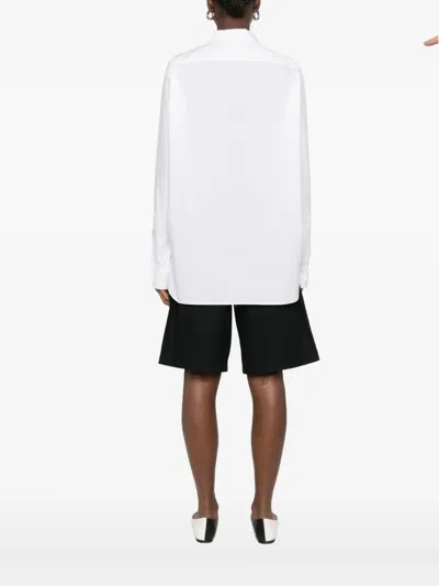 6397 Long-sleeve Button-down Shirt In White