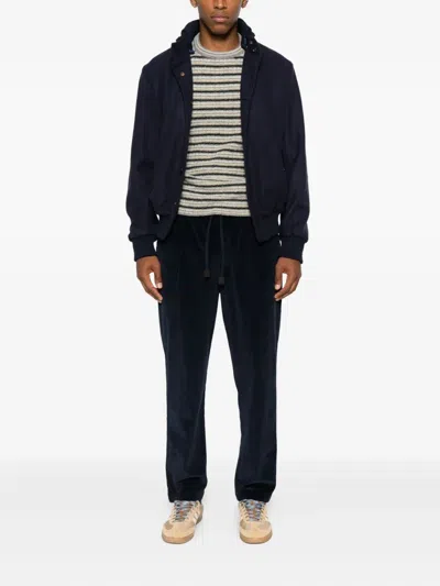 BUTTON-FASTENING BOMBER JACKET