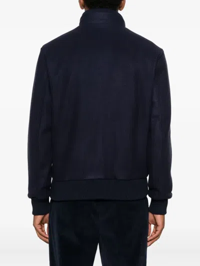 BUTTON-FASTENING BOMBER JACKET