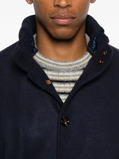 BUTTON-FASTENING BOMBER JACKET