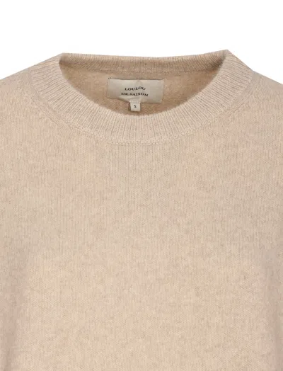 Loulou Studio Tristan Sweater In Neutral