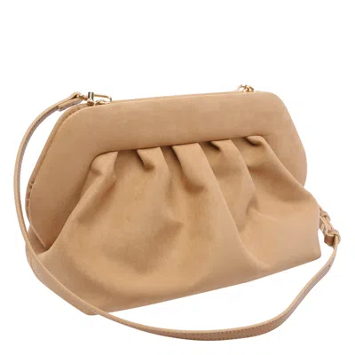 Themoirè Themoir Bios Suede Clutch In Brown