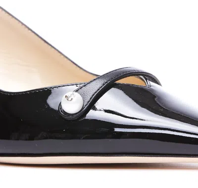 Jimmy Choo Amita Patent Leather Pumps In Black