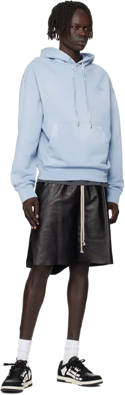 Amiri Low-top Sneakers With Textured Panels In Black