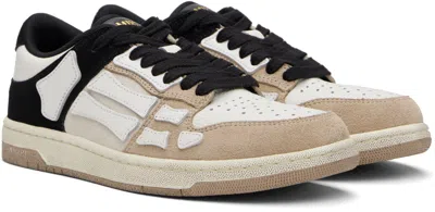 Amiri Low Top Distressed Sneakers In Black