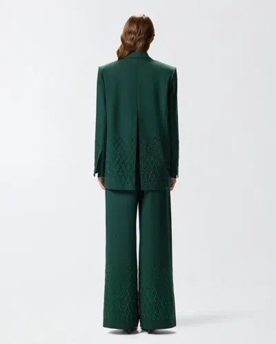 Pinko Blazer Oversize À Strass