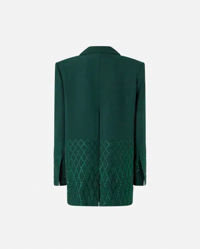 Pinko Blazer Oversize À Strass