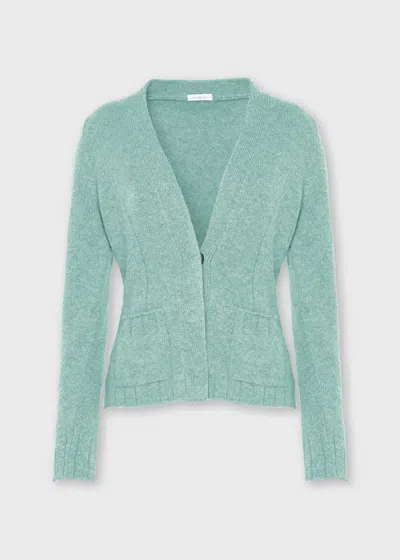 Malo Cardigan In Cashmere In Green