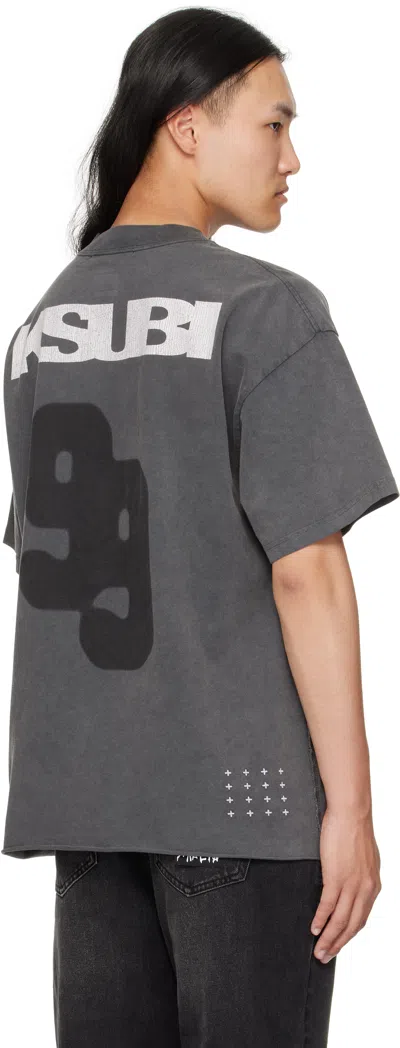 Ksubi Rugged Ekcess Oversize Graphic T-shirt In Gray