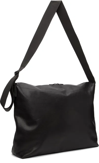 Lemaire Rectangular Shoulder Bag In Black