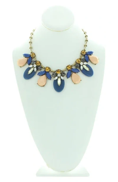 Olivia Welles Dina Stone Necklace In Gold