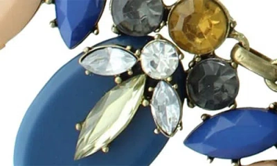 Olivia Welles Dina Stone Necklace In Gold