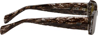 Retrosuperfuture Brown 'l'altro' Sunglasses In Gray