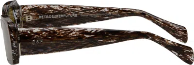 Retrosuperfuture Brown 'l'altro' Sunglasses In Gray