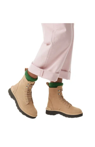 Sorel Hi-line Lace Womens Leather Lace-up Booties In Multi