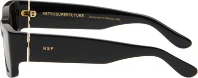 Retrosuperfuture Black Notte Sunglasses In Black