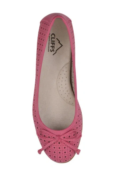 Cliffs By White Mountain Cheryl Ballet Flat In Pink
