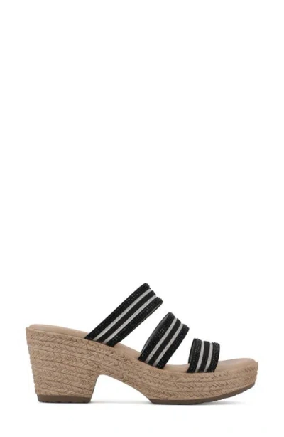Cliffs By White Mountain Bianna Espadrille Platform Sandal In Black
