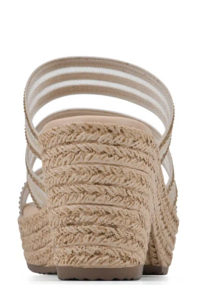 Cliffs By White Mountain Bianna Espadrille Platform Sandal In Neutral