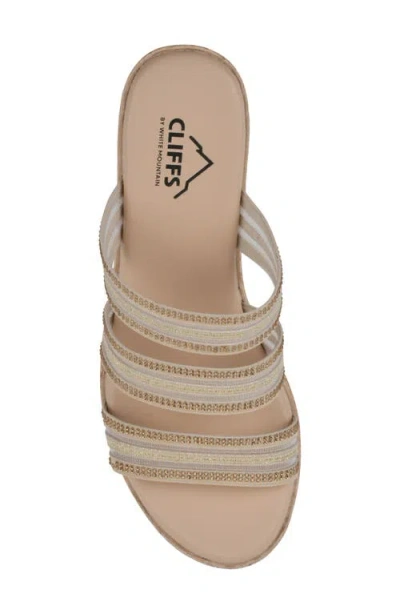Cliffs By White Mountain Bianna Espadrille Platform Sandal In Neutral