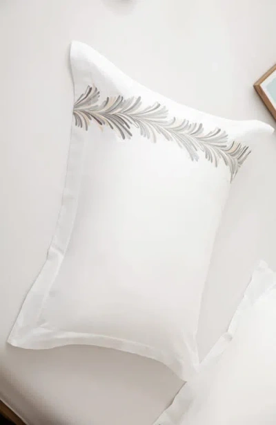 Melange Home Ava Embroidered Duvet Cover & Sham Set In Multi