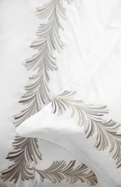 Melange Home Ava Embroidered Duvet Cover & Sham Set In Multi