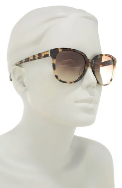 Kate Spade New York 'bayleigh' 55mm Sunglasses In Brown