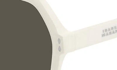 Isabel Marant 55mm Gradient Square Sunglasses In Green