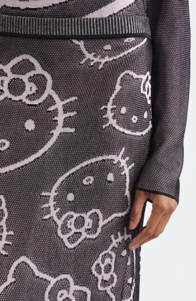 Chet Lo X Sanrio Hello Kitty® Intarsia Midi Sweater Skirt In Multi