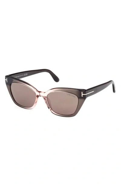 Tom Ford Juliette Acetate Cat-eye Sunglasses In Multi