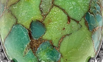 Fzn Sterling Silver Turquoise Ring In Multi