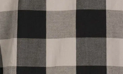 Burnside Buffalo Plaid Flannel Button-up Shirt In Black