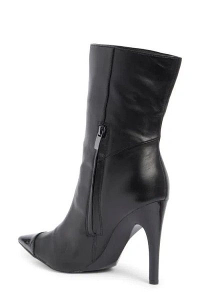 Nine West Winner Pointed Toe Boot In Black