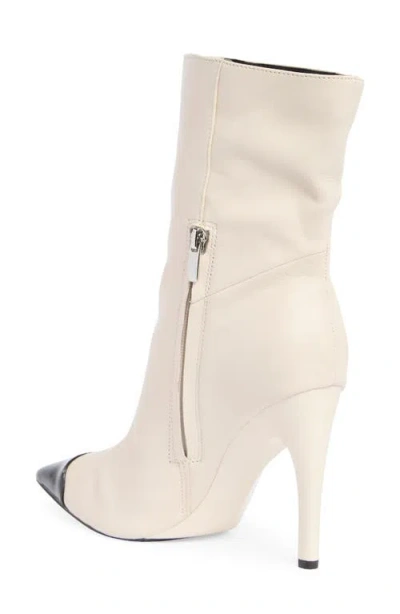Nine West Winner Pointed Toe Boot In White