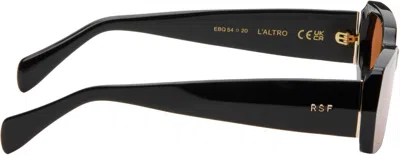 Retrosuperfuture Black 'l'altro' Sunglasses In Brown