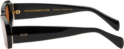 Retrosuperfuture Black 'l'altro' Sunglasses In Brown