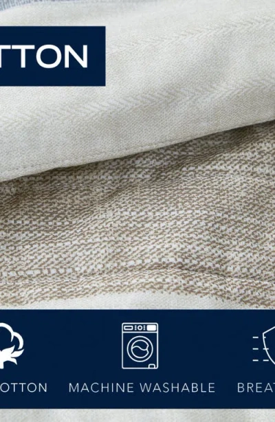 Nautica Ridgeport Open Dark Blue Quilt Set In Multi