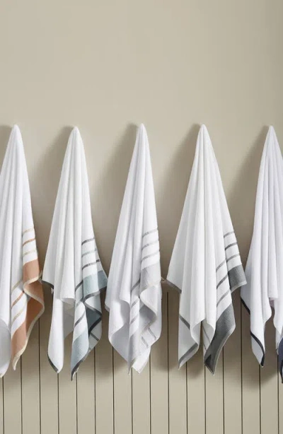 Woven & Weft Cotton Textured Stripe 6-piece Towel Set