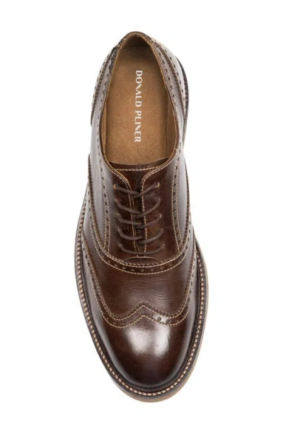 Donald Pliner Keelan Wingtip Oxford In Brown