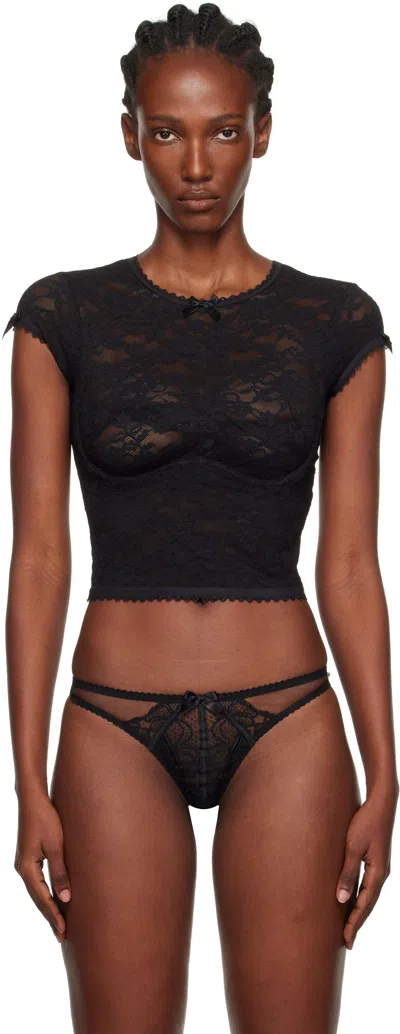 Agent Provocateur Black Frankie T-shirt In Black