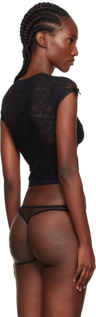 Agent Provocateur Black Frankie T-shirt In Black