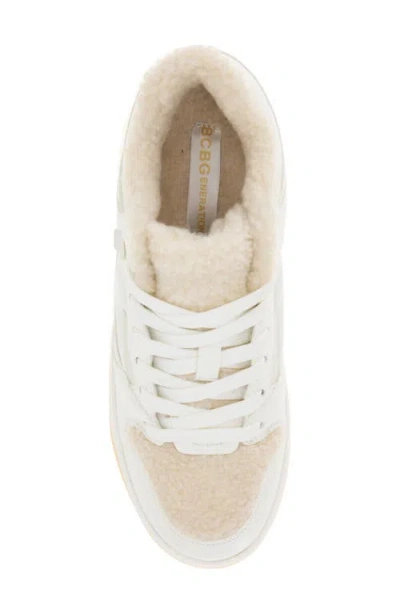 Bcbgeneration Kortni Faux Shearling Sneaker In Multi