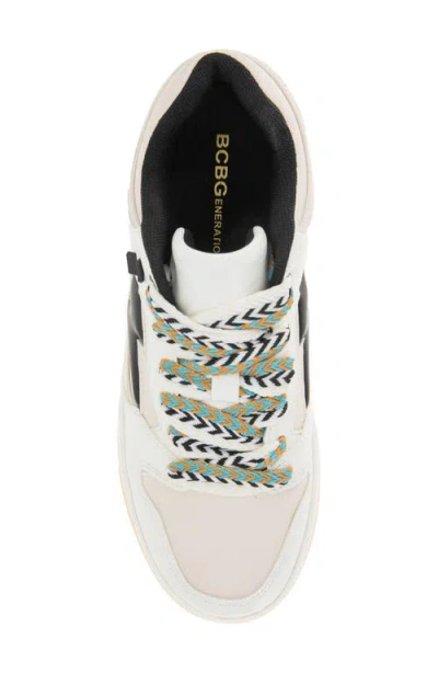 Bcbgeneration Kortni Faux Shearling Sneaker In Multi