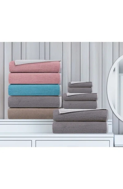 Depera Set Of 4 Double Face Turkish Cotton Hand Towels In Multi