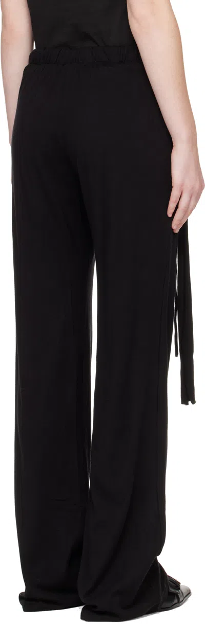 Ottolinger Ssense Exclusive Black Trousers In Black
