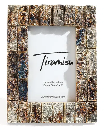 Tiramisu Prismatic Stone Picture Frame In Multi